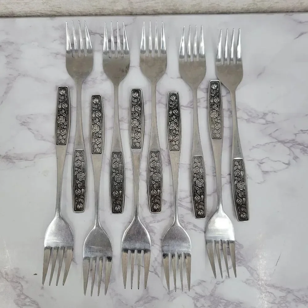 Interpur Japan Stainless Steel INR28 Flatware Silverware Cutlery Set Forks Spoon